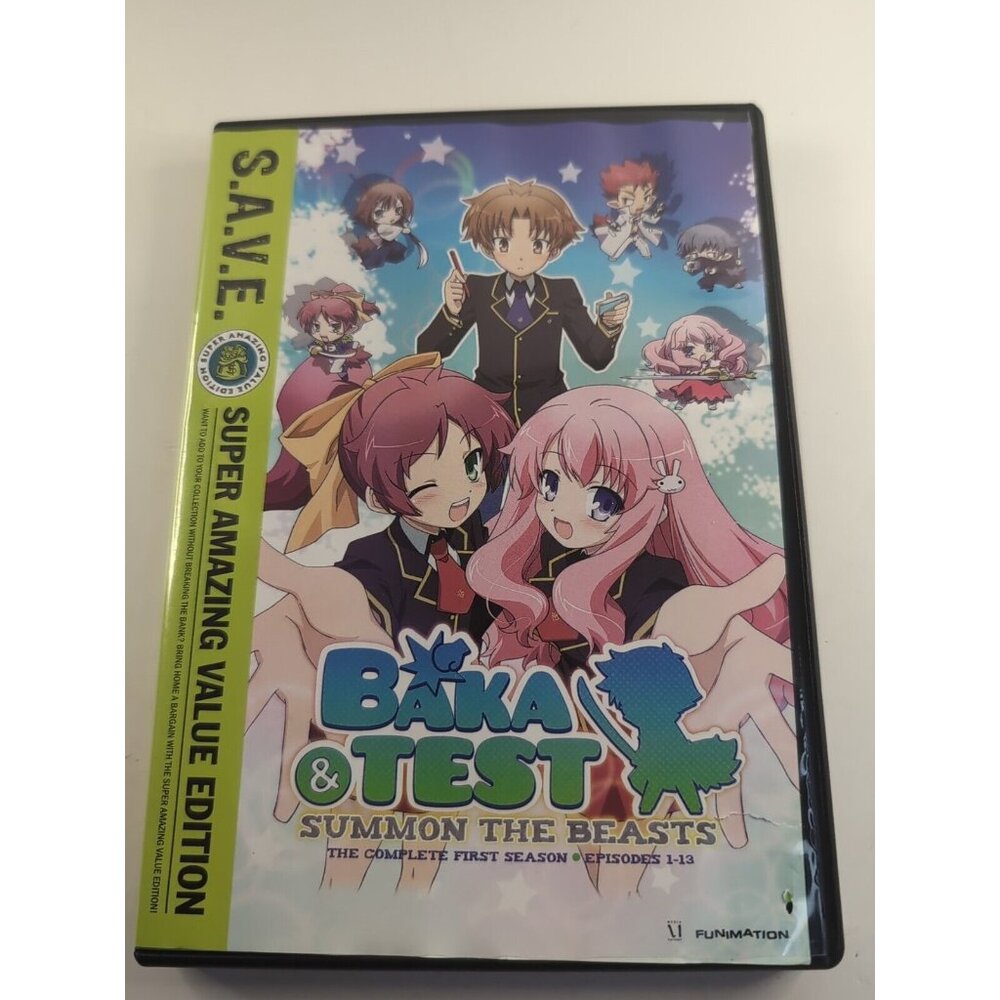 Baka & Test Summon the Beast: Complete First Season (DVD, 2011, 2 DISC SET)